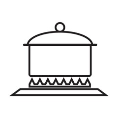 cooking pot on stove