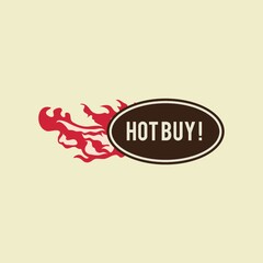 hot buy label design