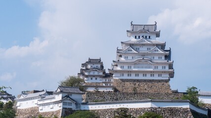 View of Himeji Castle.