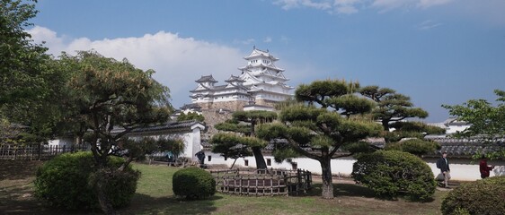 View of Himeji Castle.
