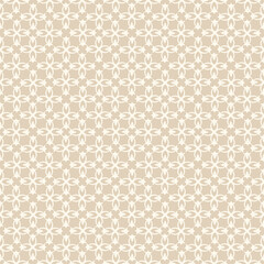 Background pattern. Wallpaper texture. Seamless geometric patterns Beige and white color. Perfect for fabrics, covers, patterns, posters, interior designs or wallpapers. Vector background image