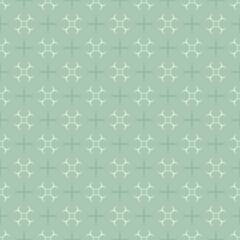 Background pattern. Decorative wallpaper texture. Seamless patterns Delicate green colors. Perfect for fabrics, covers, patterns, posters, interior designs or wallpapers. Vector background image