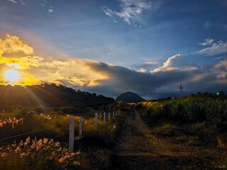 Atardecer en La Concepción, mpio de Jilotepec. 