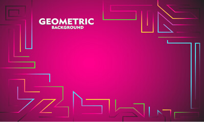 geometric background purple free vector