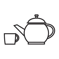 teapot and cup