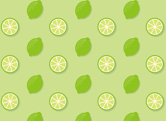 Lime seamless pattern with yellow green background
