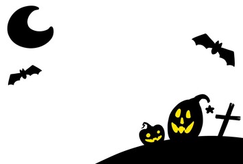 Simple and cute Halloween frame