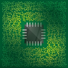 electronic circuit background