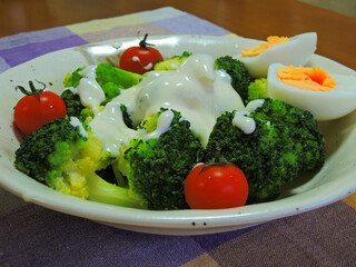 もう直ぐ収穫ですよ～、語源は「茎」というイタリア語からだという「ブロッコリー」