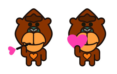 Fototapeta premium 禁煙 健康 ヘビースモーキング キャラクター 