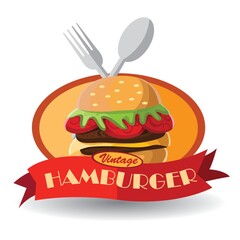 hamburger label