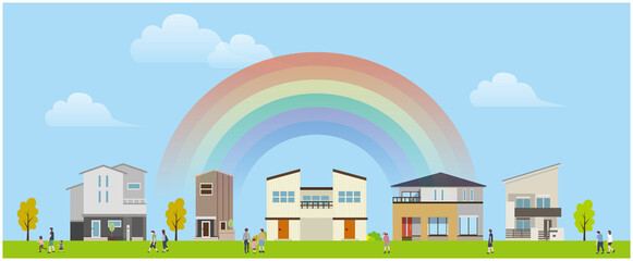 住宅地　建物　風景