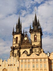 Fototapeta na wymiar Gothic church in Prague.