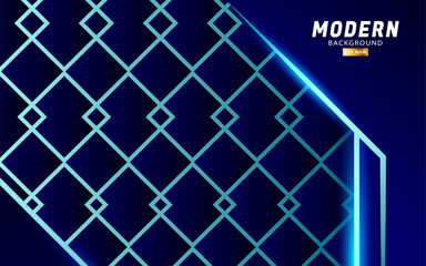 modern premium blue abstract geometric shape background banner with blue line, vector illustration.