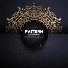 Naklejka premium luxury ornamental mandala design background