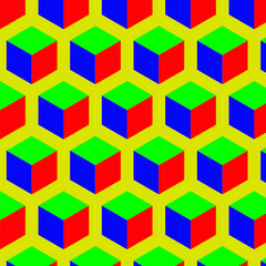 Tri-color cube