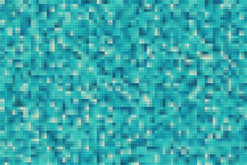 Colorful pattern with different shapes objects