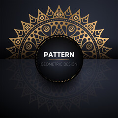 luxury ornamental mandala design background