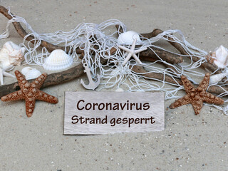 Strand gesperrt