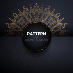 luxury ornamental mandala design background