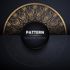 luxury ornamental mandala design background