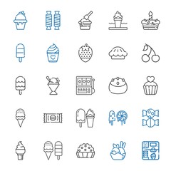 Fototapeta premium cherry icons set