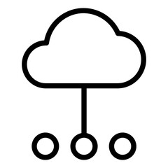 Cloud connection icon