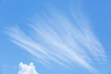 Blue sky background with clouds