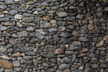 Texture of a stone wall. Old castle stone wall texture background. Stone wall as a background or texture