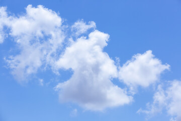 Blue sky background with clouds