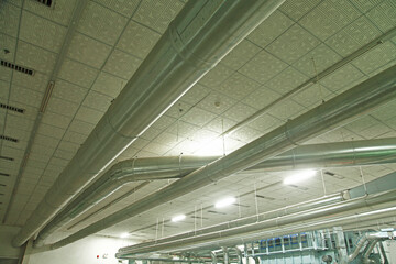 Industrial pipeline equipment of the factory