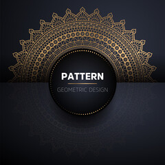 luxury ornamental mandala design background