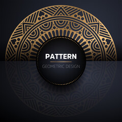 luxury ornamental mandala design background