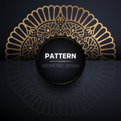 luxury ornamental mandala design background