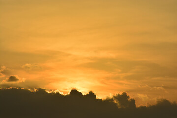 Obraz premium sunset and cloud