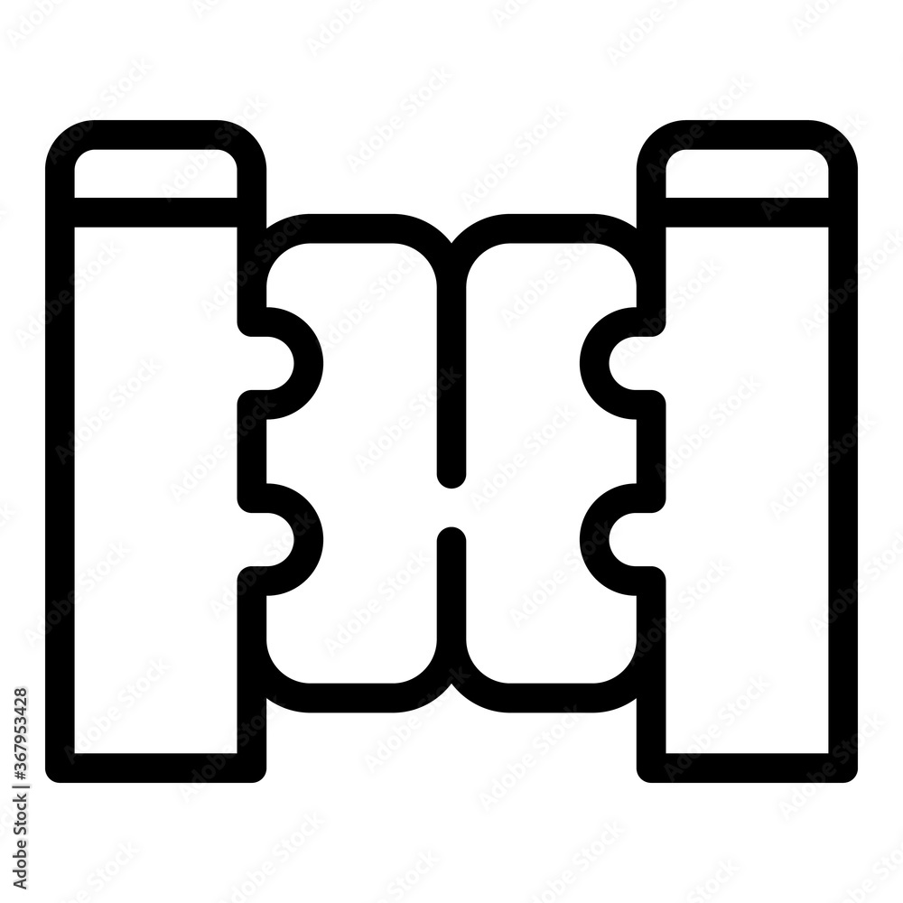Poster train turnstile icon. outline train turnstile vector icon for web design isolated on white backgroun