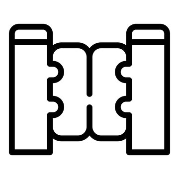recommend clip art: Train turnstile icon. Outline train turnstile vector icon for web design isolated on white background