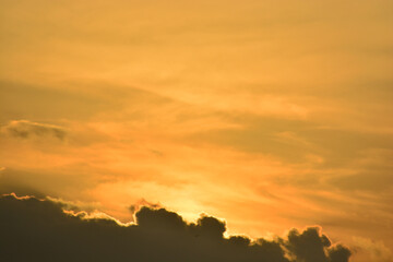 sunset in the mountains