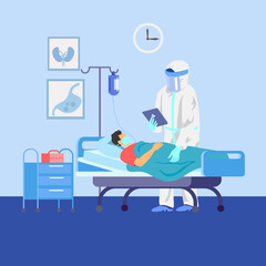 Corona virus patient, Medical service 