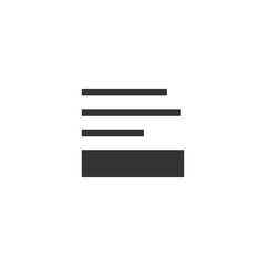 Footer icon. Display option symbol modern, simple, vector, icon for website design, mobile app, ui. Vector Illustration