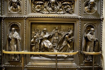 St. Isaac's Cathedral in St. Petersburg. Cathedral of the Monk Isaac of Dalmatia. Russia.