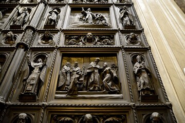 St. Isaac's Cathedral in St. Petersburg. Cathedral of the Monk Isaac of Dalmatia. Russia.
