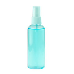 Disinfectant covid 19 ,spray alcohol on white background.