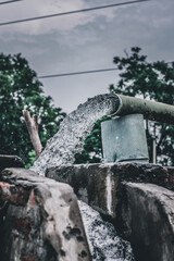 the road in the mountains