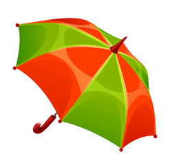 High Detailed varicolored cute Umbrella illustration	
