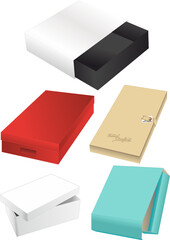 scatole colorate confezione articolo da regalo