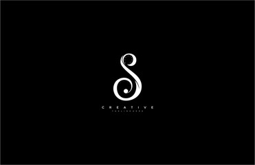 Fototapeta premium vector unique graceful abstract elegant letter S logo