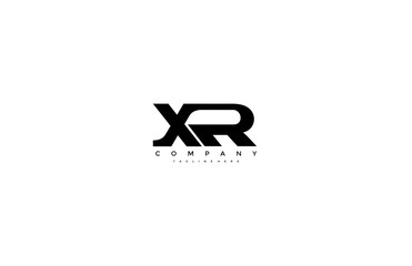 Fototapeta premium Vector Linked XR Letter Logo Design