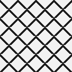 Seamless abstract geometric pattern grid with elements of rhombus