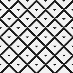 Seamless abstract geometric pattern grid with elements of rhombus - 367960432
